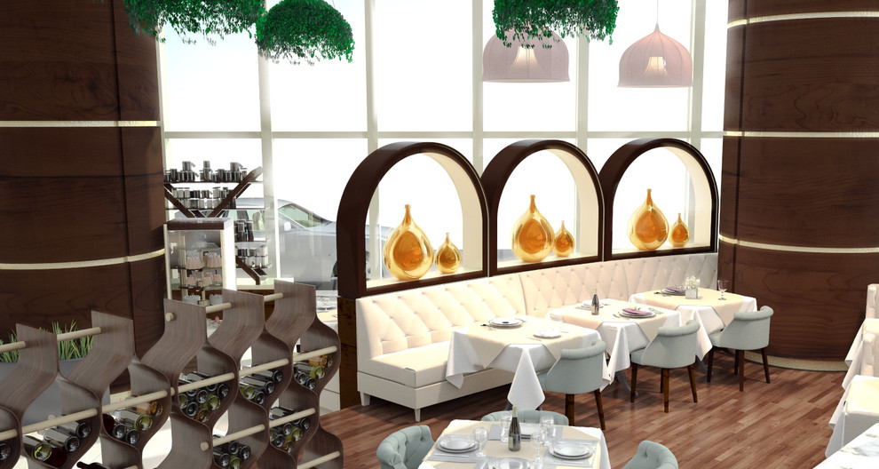 Restaurant concept in Moscow-City