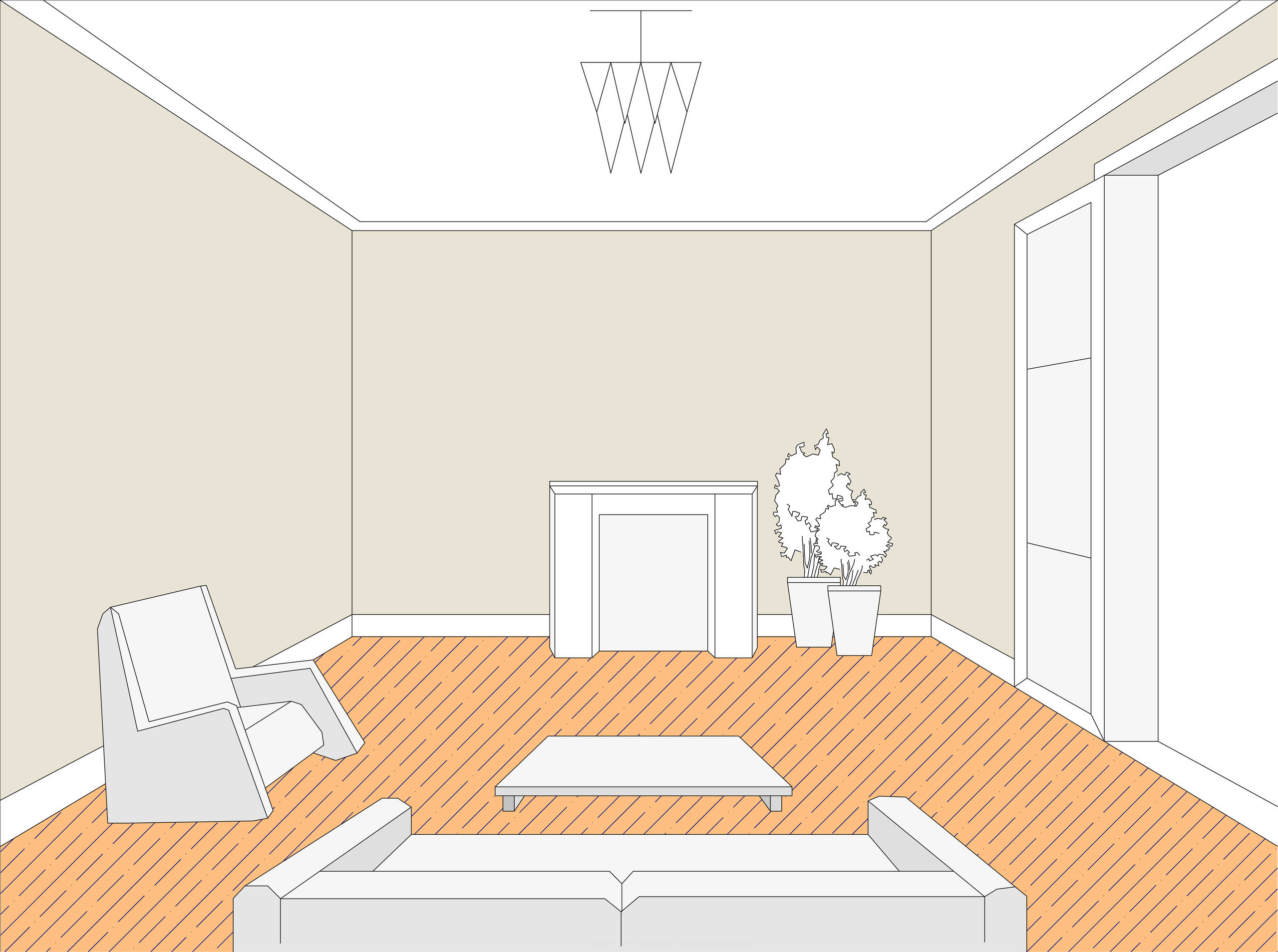 Пол, стены, потолок: Как сочетать их друг с другом