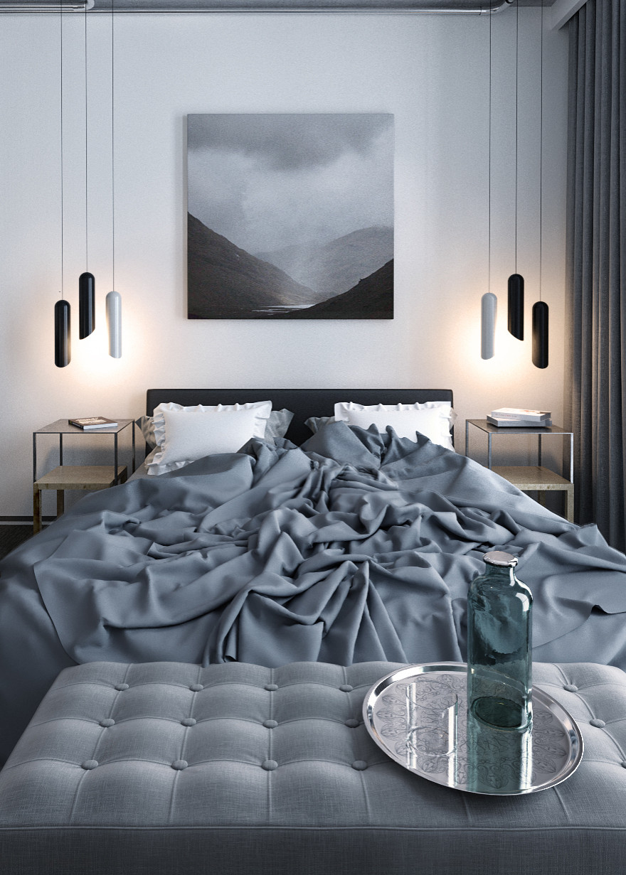 Номер SMART в стиле хай-тек в апарт-отеле PRIME RESIDENCE