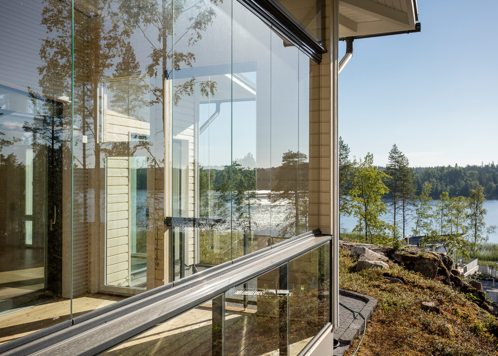 Дачный комфорт с остекленной террасой