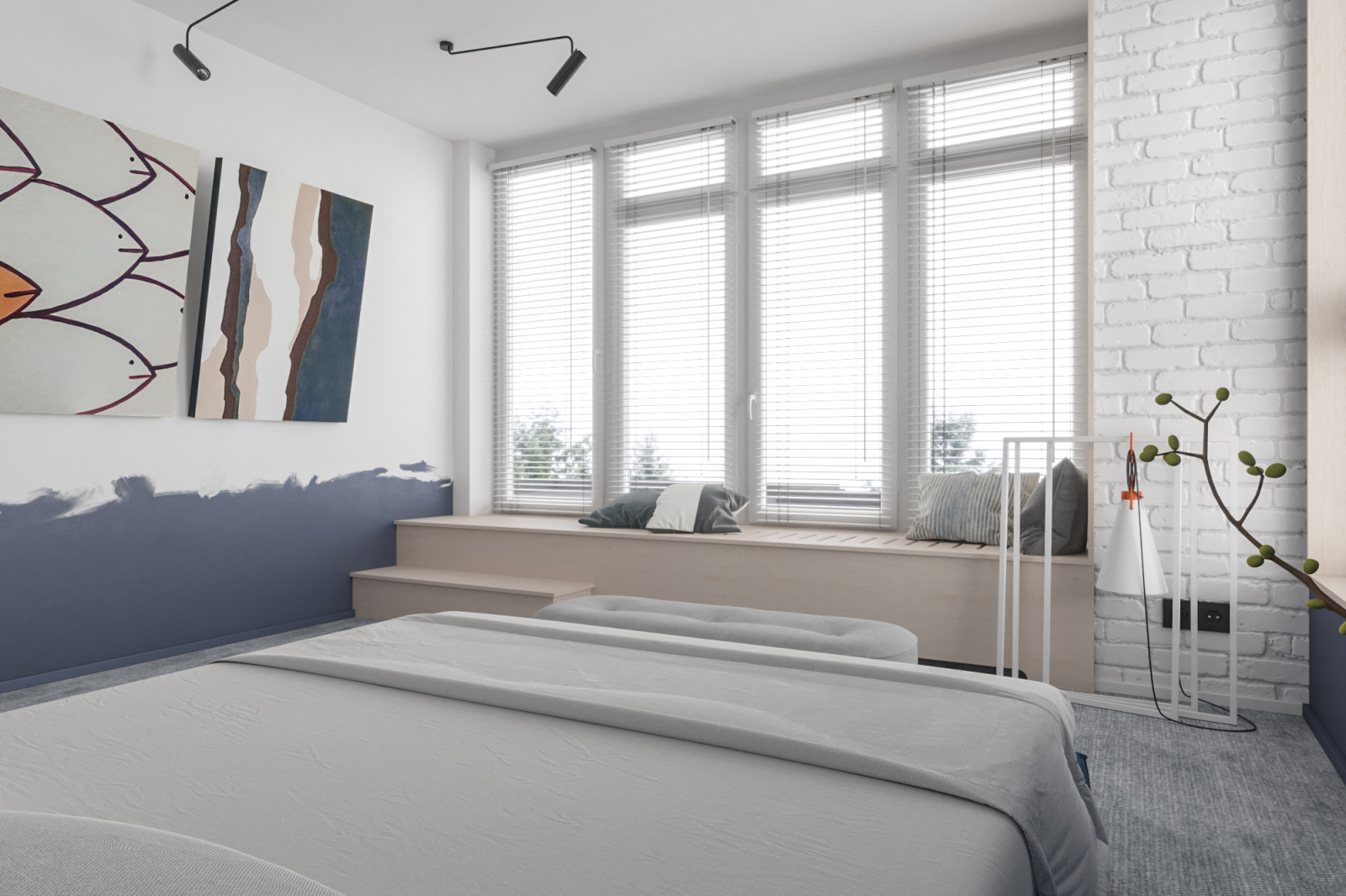 Двухуровневая квартира 128 м