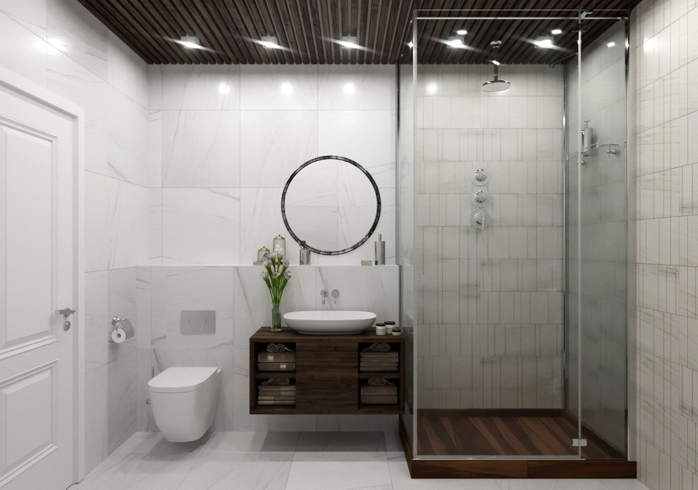 Дизайн ванной в ЖК "Солнечный олимп", Воронеж