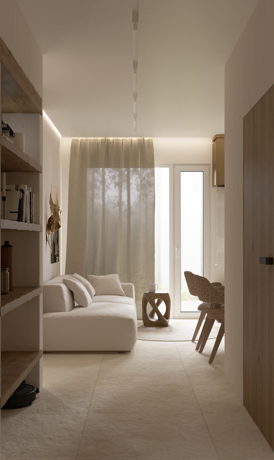 Проект загородного дома в Ленинградской области, стиль джапанди