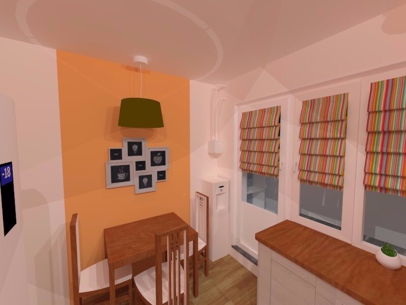 Технический дизайн маленькой квартиры