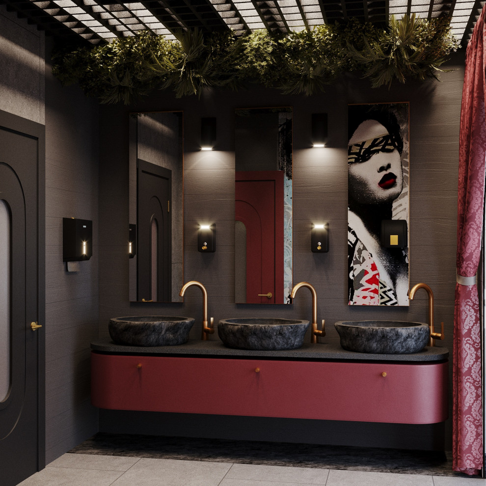 Обложка проекта: Интерьер ресторана китайской кухни