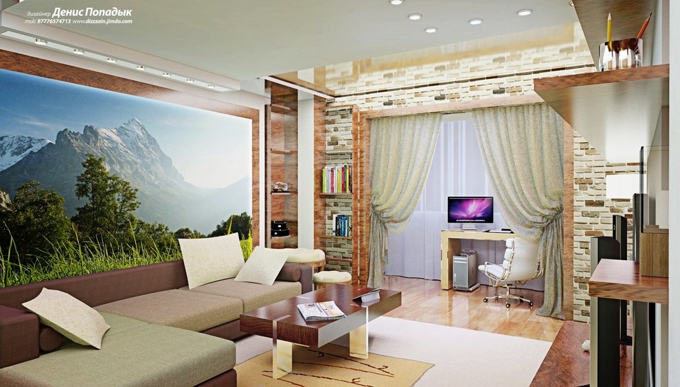 Дизайн интерьера квартиры (для семьи с одним ребенком)