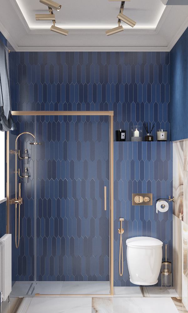 Санузел в доме посёлка Бристоль