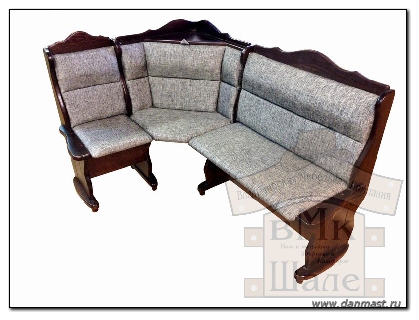 Кухонные угловые диваны из массива