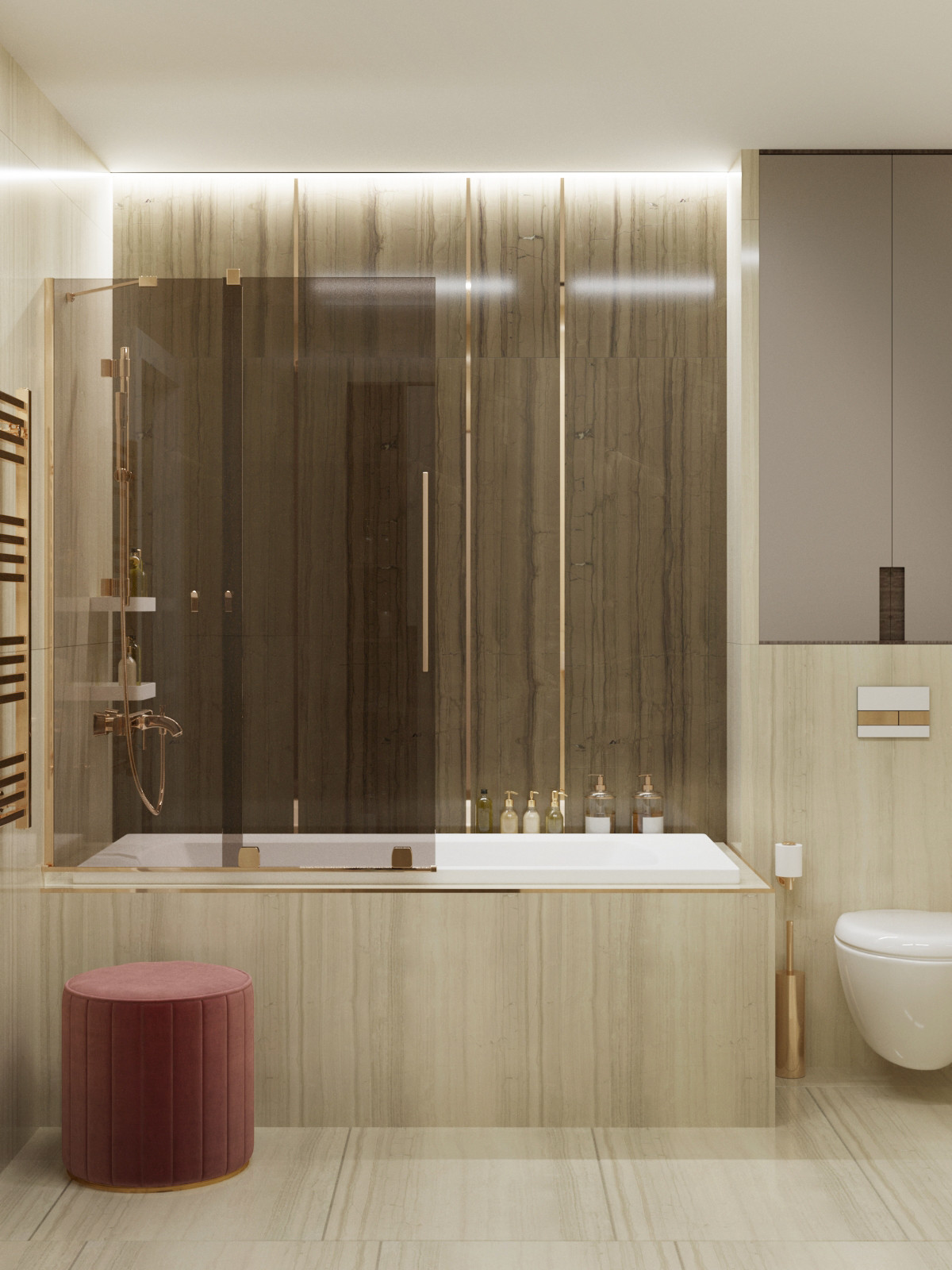 Контрастный дизайн в проекте квартиры в ЖК Культура