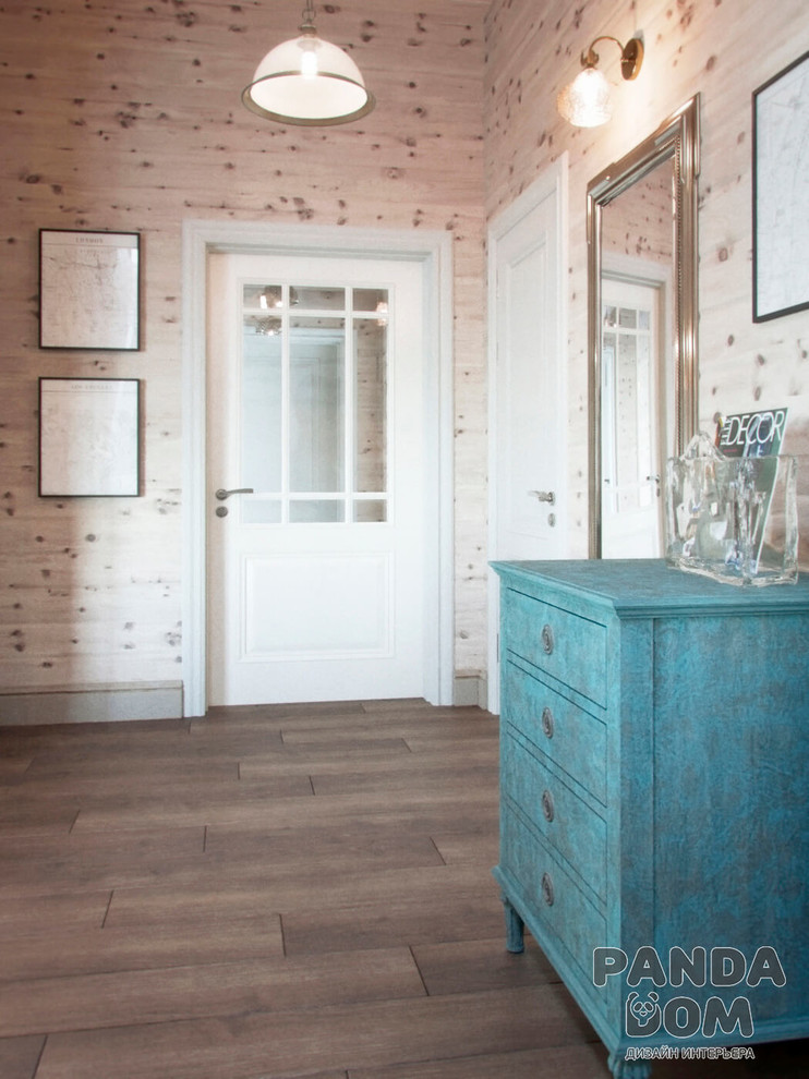 Деревянный дом в стиле кантри