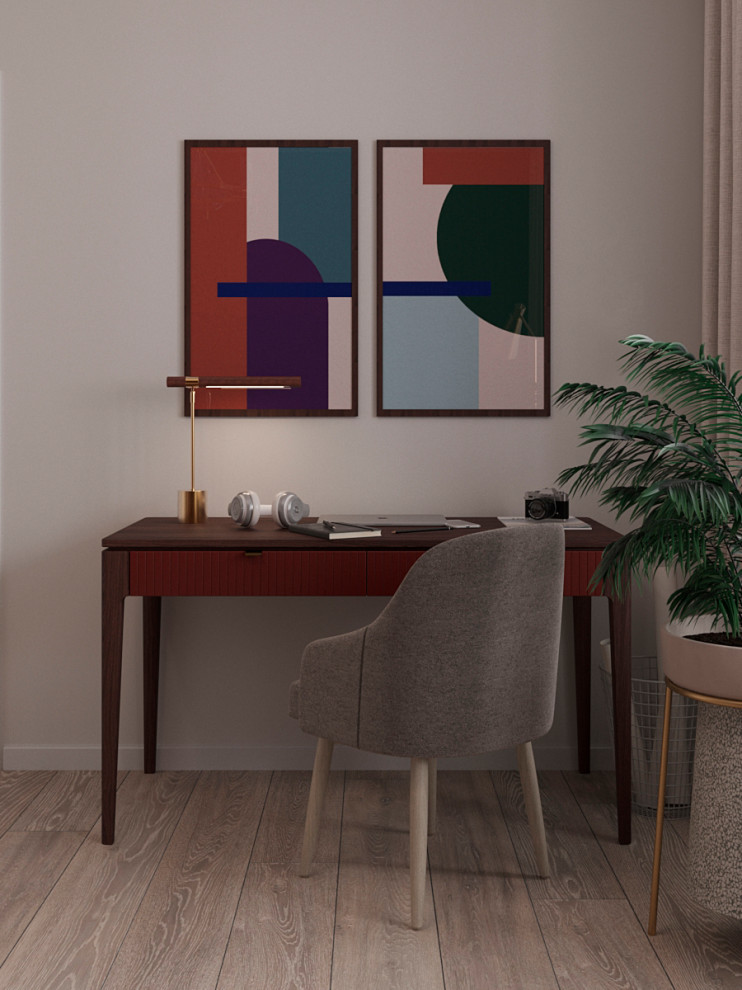 Гостиная с цветовыми акцентами