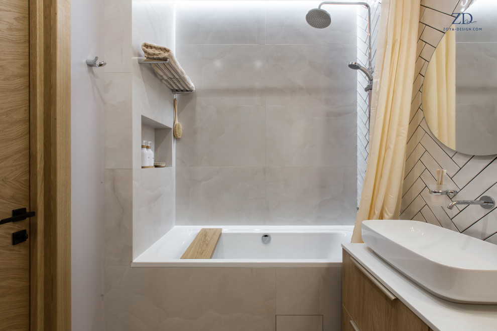 Цвет в интерьере, квартира в Куркино.