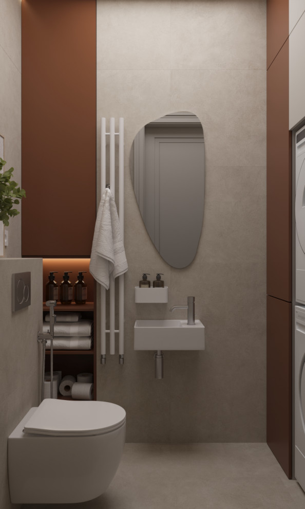 Обложка проекта: Дизайн интерьера санузла № 5