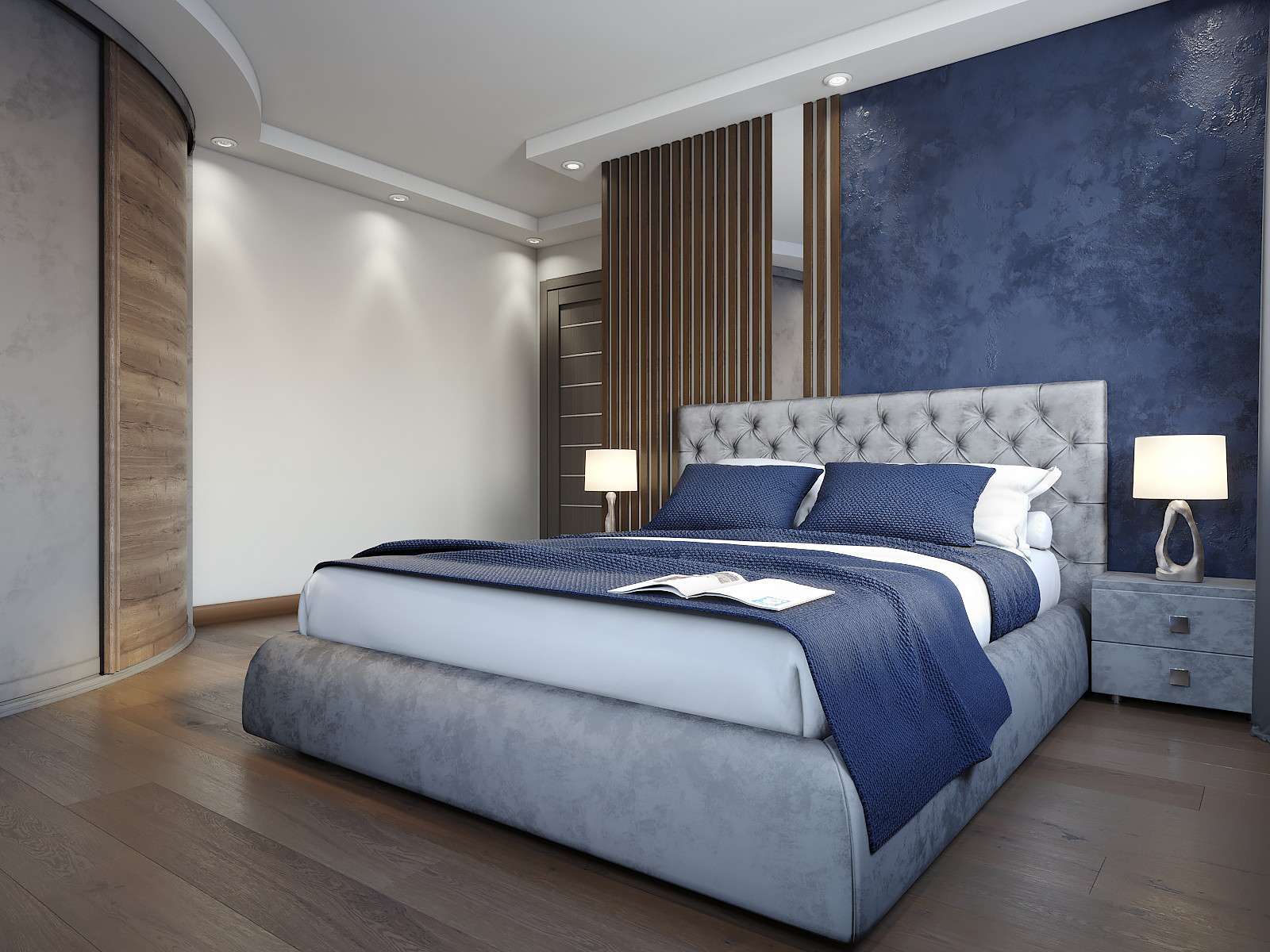 Обложка проекта: Дизайн проект спальни в ЖК на Вербной