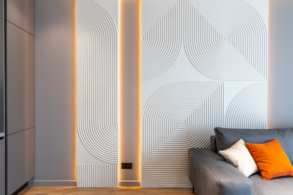 Ремонт двухкомнатной квартиры с  кухней-гостиной