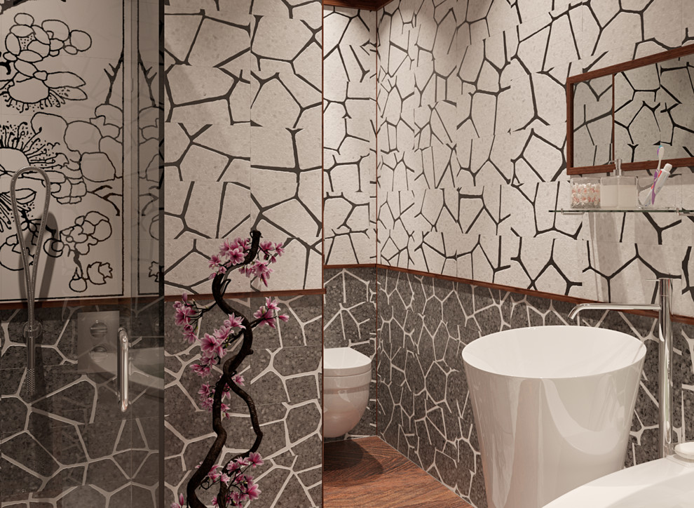 Обложка проекта: дизайн и визуализация ванной комнаты в г.Ярославле