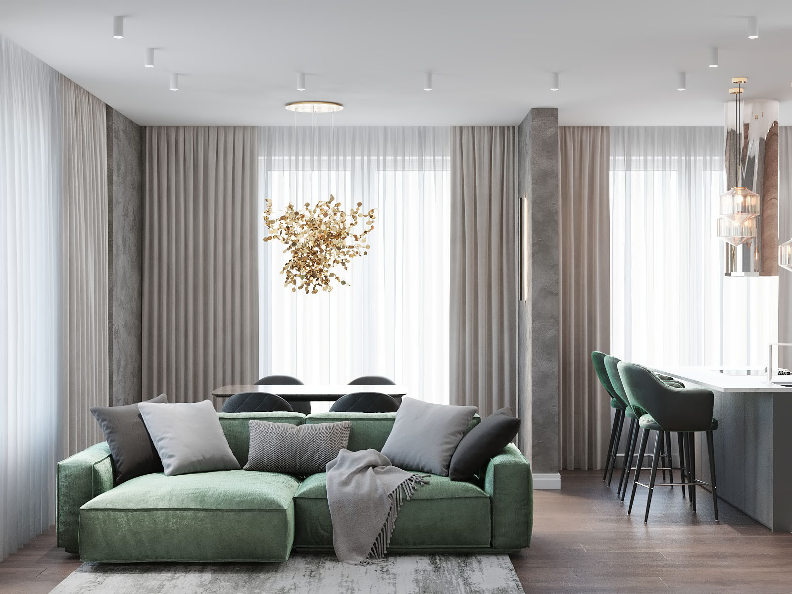 Обложка проекта: Квартира 95 м2, ЖК Лефортово Парк г. Москва