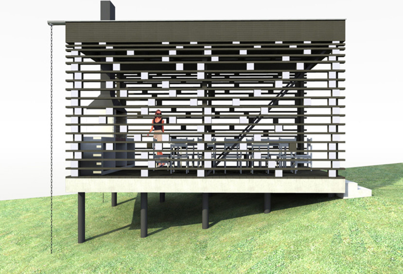 Индивидуальный жилой дом «Х» с беседкой и хоз. блоком