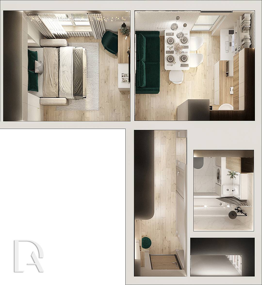 Квартира-малышка 33,4 м2