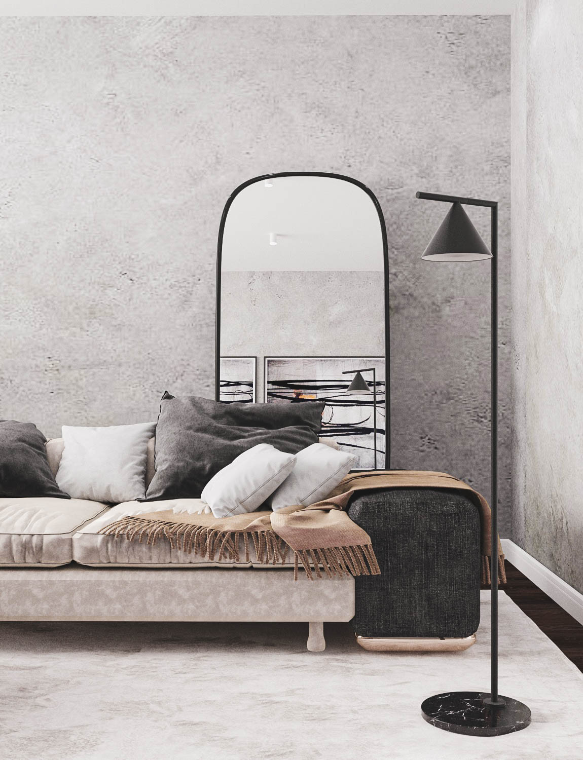 Серая гостиная