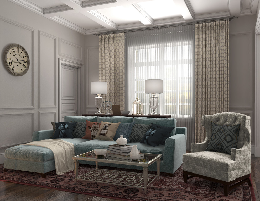 Project of Interiors at Private House (Moscow region)