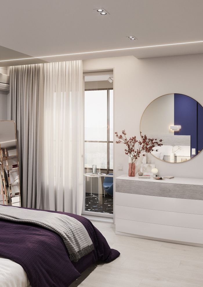 Дизайн-проект яркой квартиры 65 кв.м в современном стиле