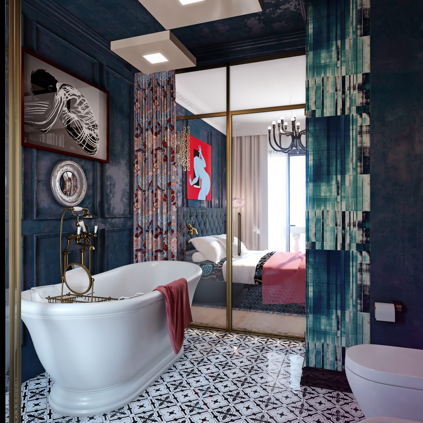 Ванная. Квартира в Испании