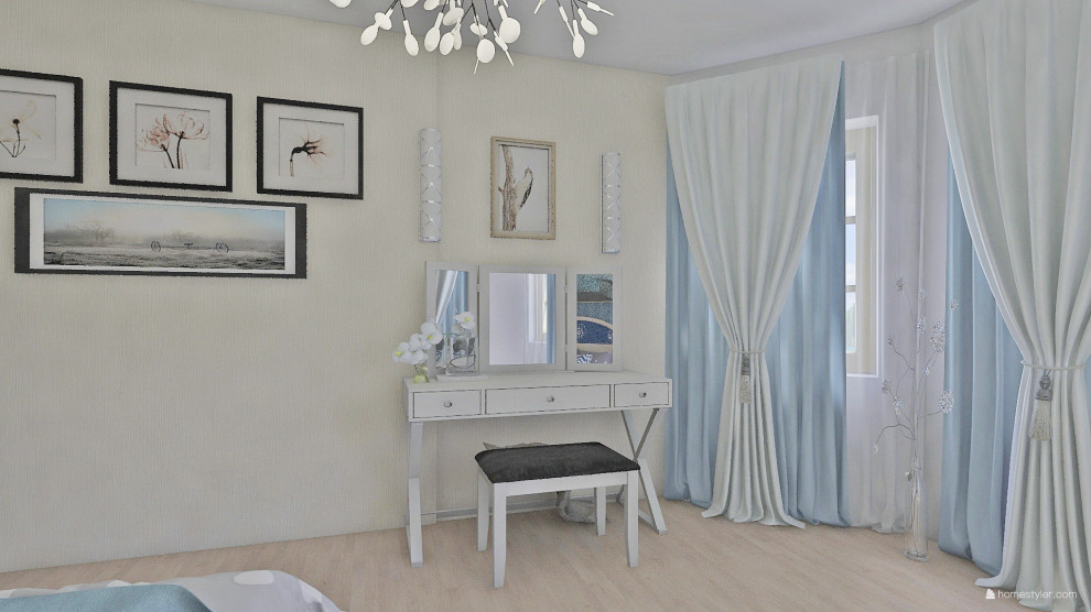 Обложка проекта: СПАЛЬНЯ В СКАНДИНАВСКОМ СТИЛЕ