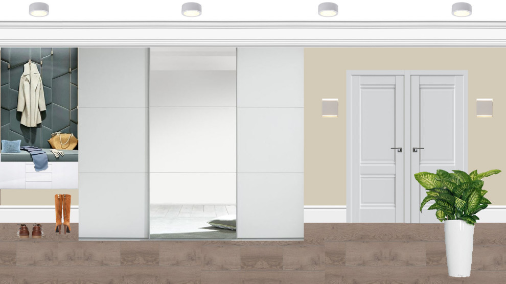 Квартира в стиле Неоклассика с элементами гламура