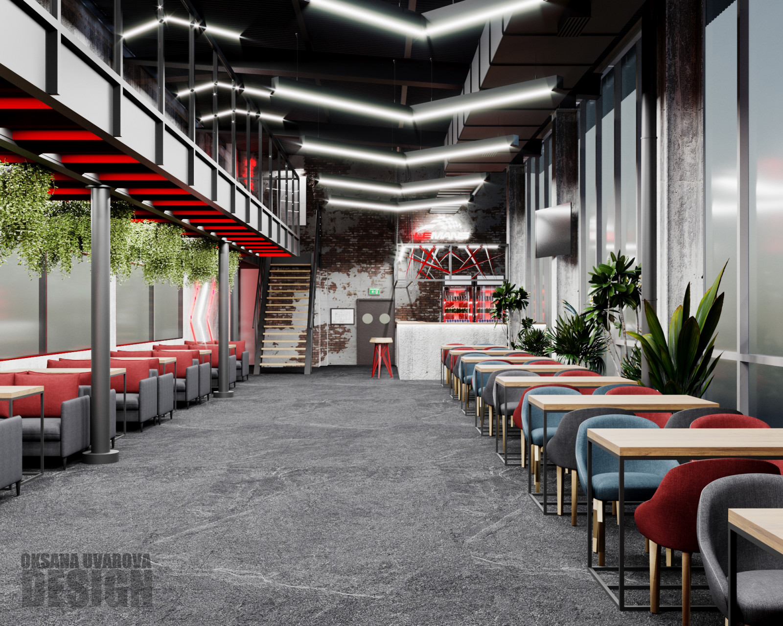 Дизайн ресторана в картинг-клубе