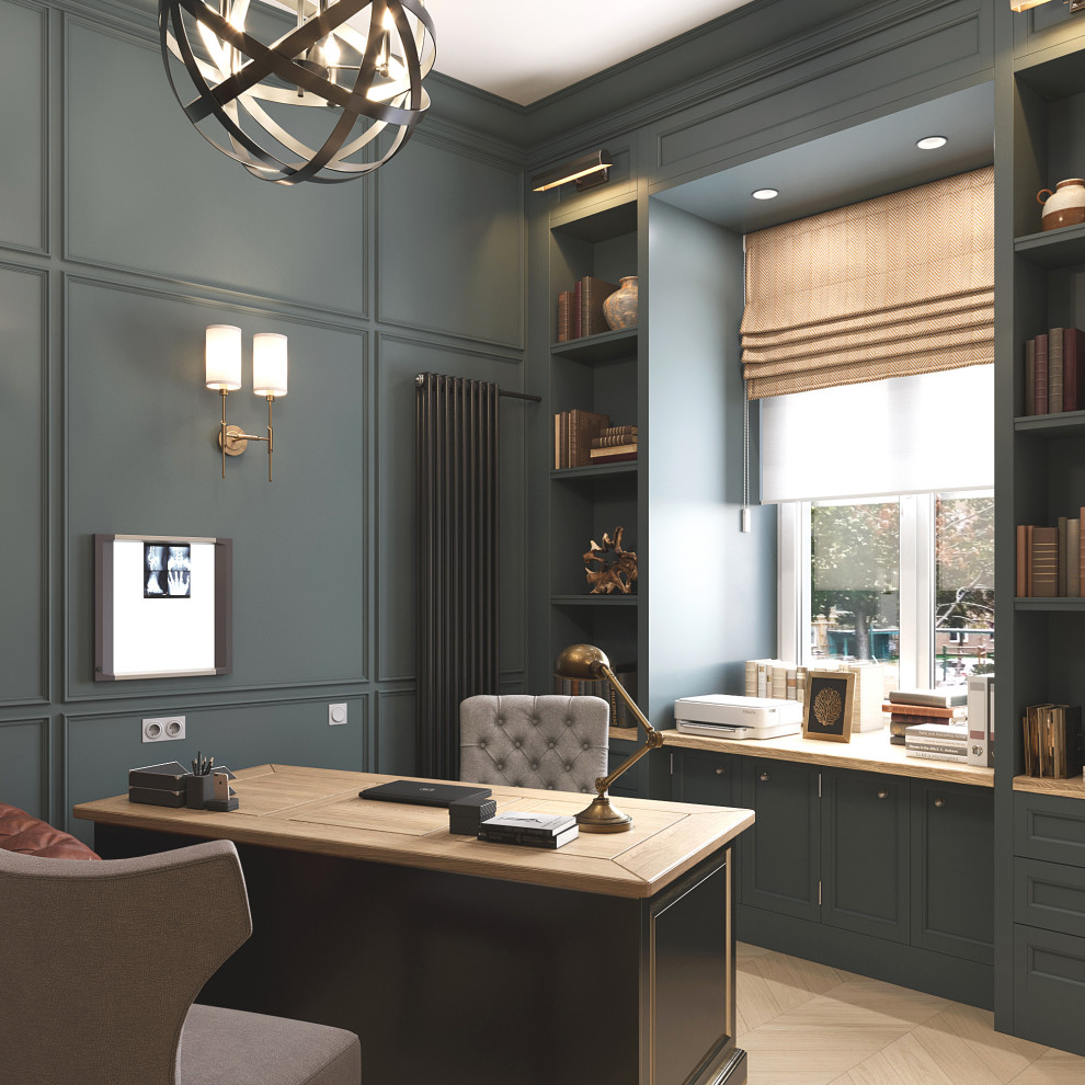 Обложка проекта: Квартира-кабинет в историческом центре в Москве