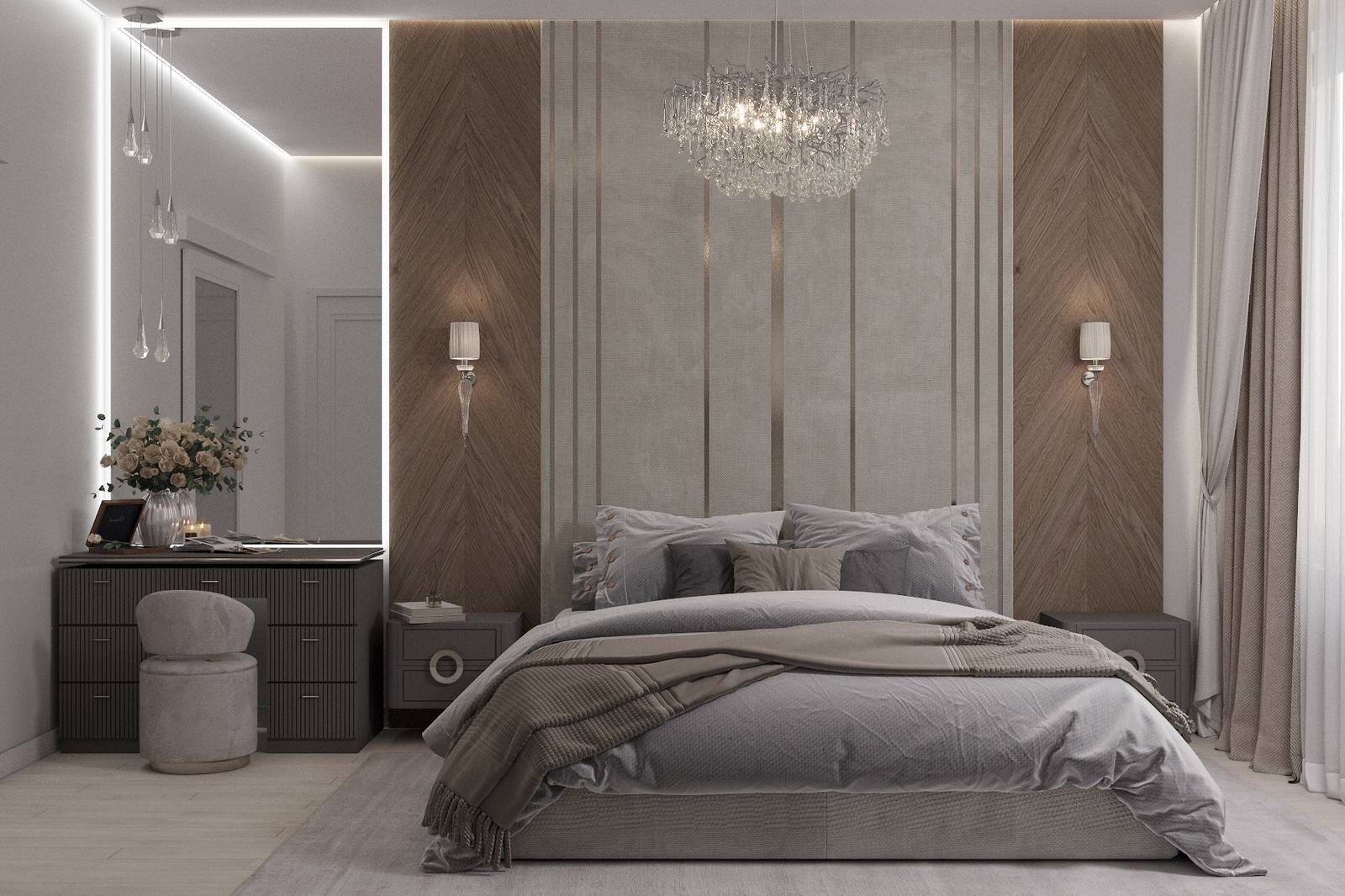 Дизайн-проект квартиры 108м² в ЖК Европейский кварт Тюмень
