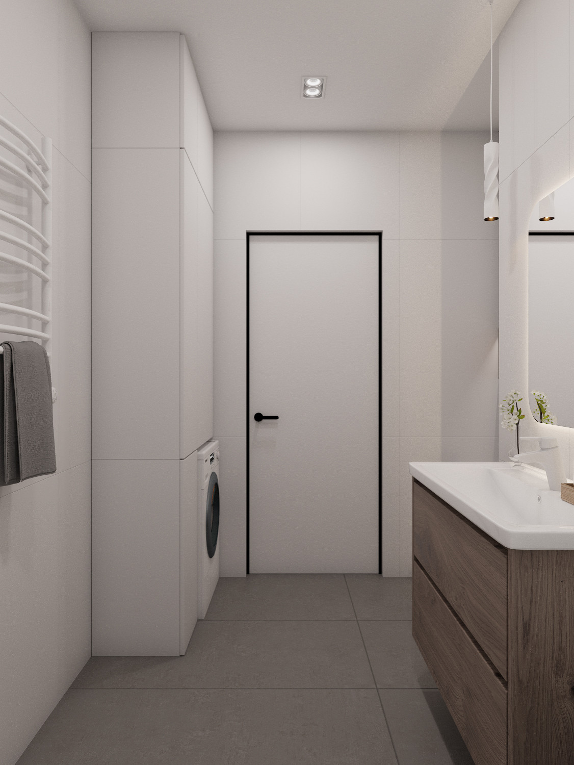 Квартира для семьи из трех человек, 55 кв.м. ЖК "Хорошевский"