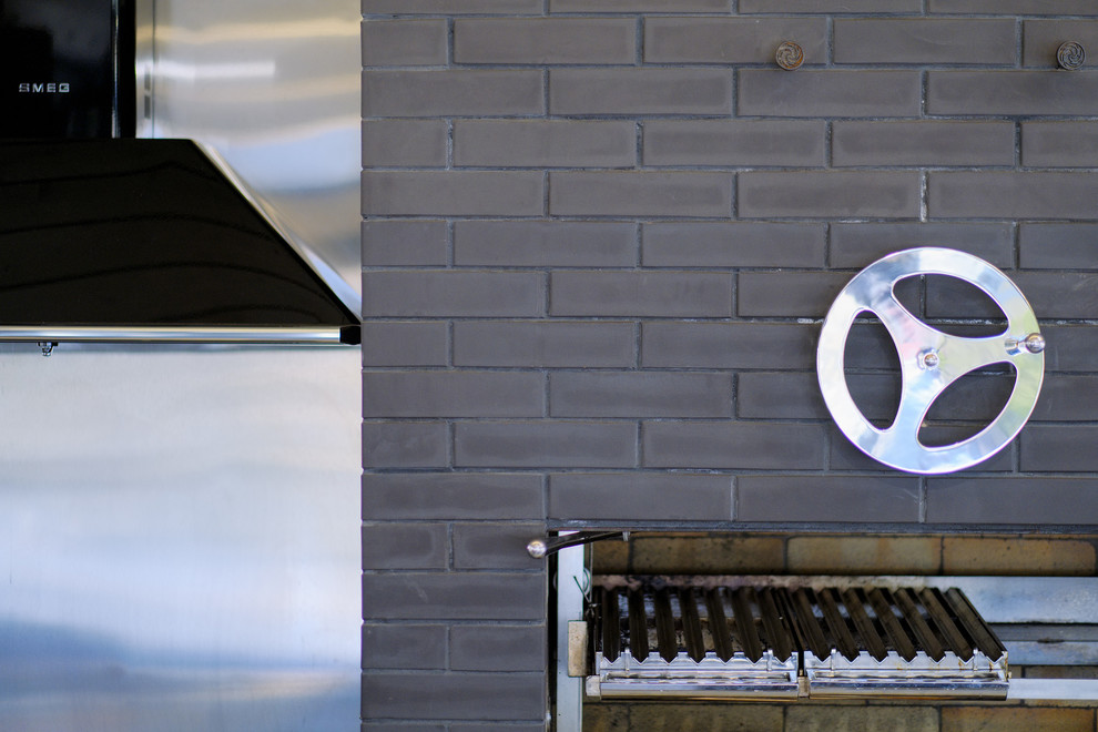 Гриль-зона с баней