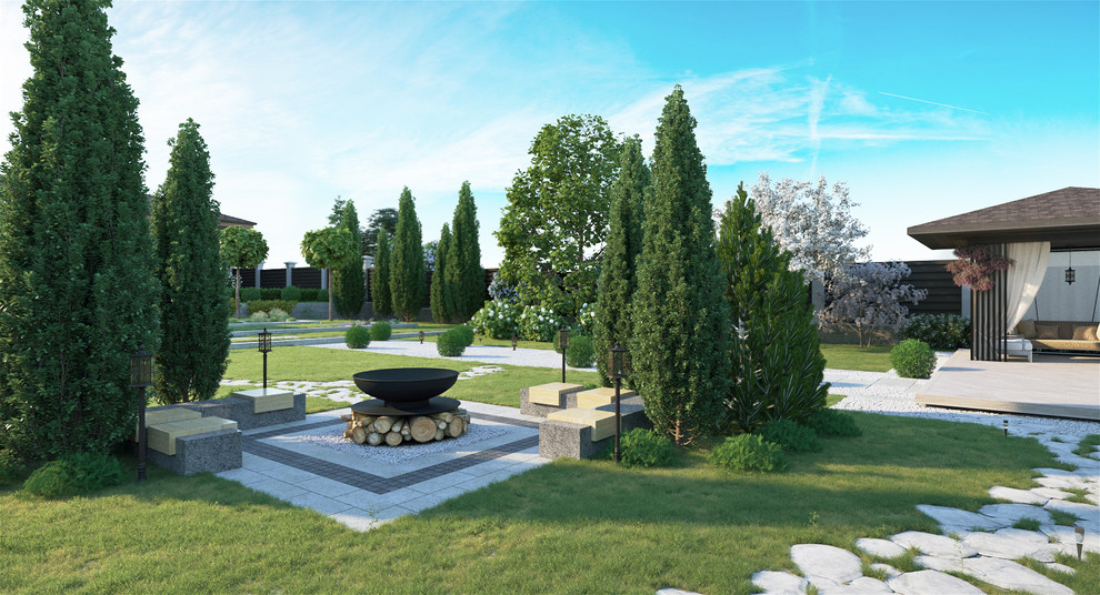 Проект благоустройства загородного участка п.Каменка