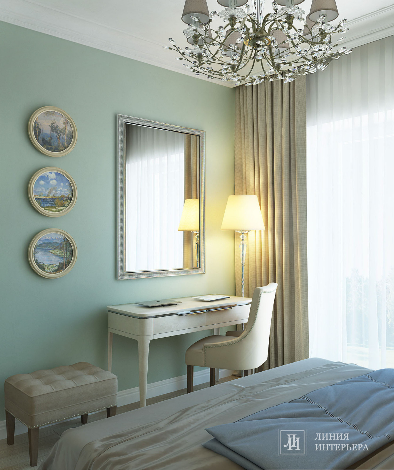 Загородный Дом в Подмосковье, классический интерьер