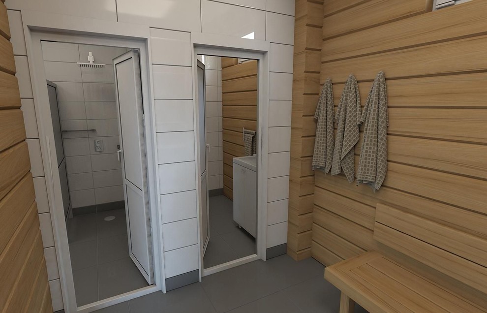 Баня в стиле "Шале" 2015г