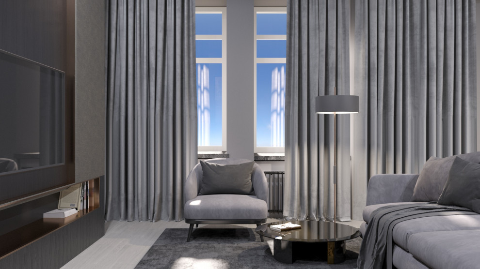 Обложка проекта: Кухня-гостиная