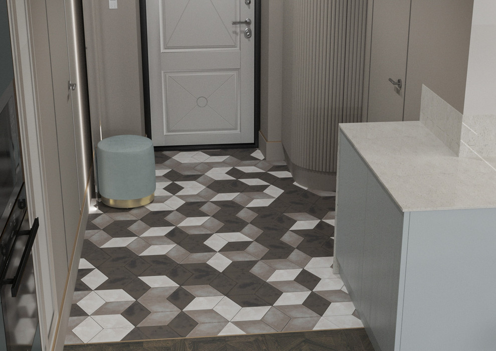 Волжский квартал (Кухня гостиная)