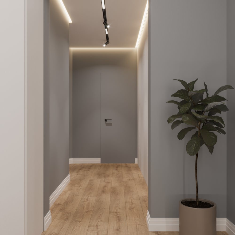 коридор из проекта "StyleHome"