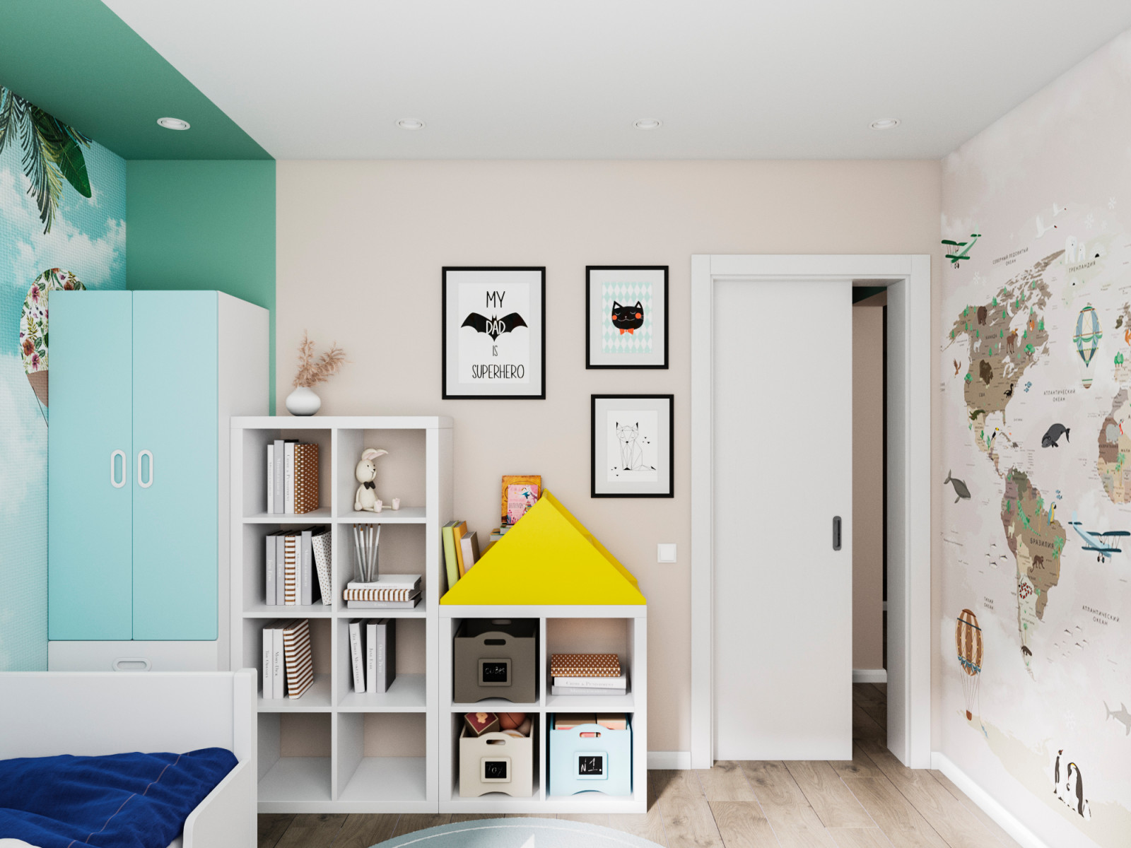 Проект однокомнатной квартиры 45,7 кв.м. в Москве