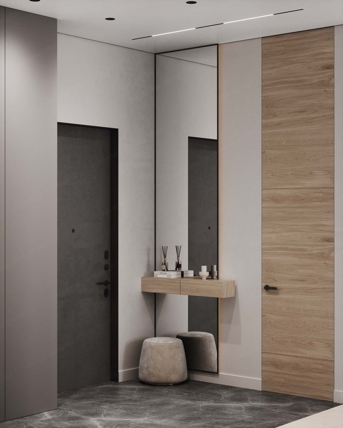 Дизайн проект 3 комнатной квартиры - ЖК Резиденция Архитекторов