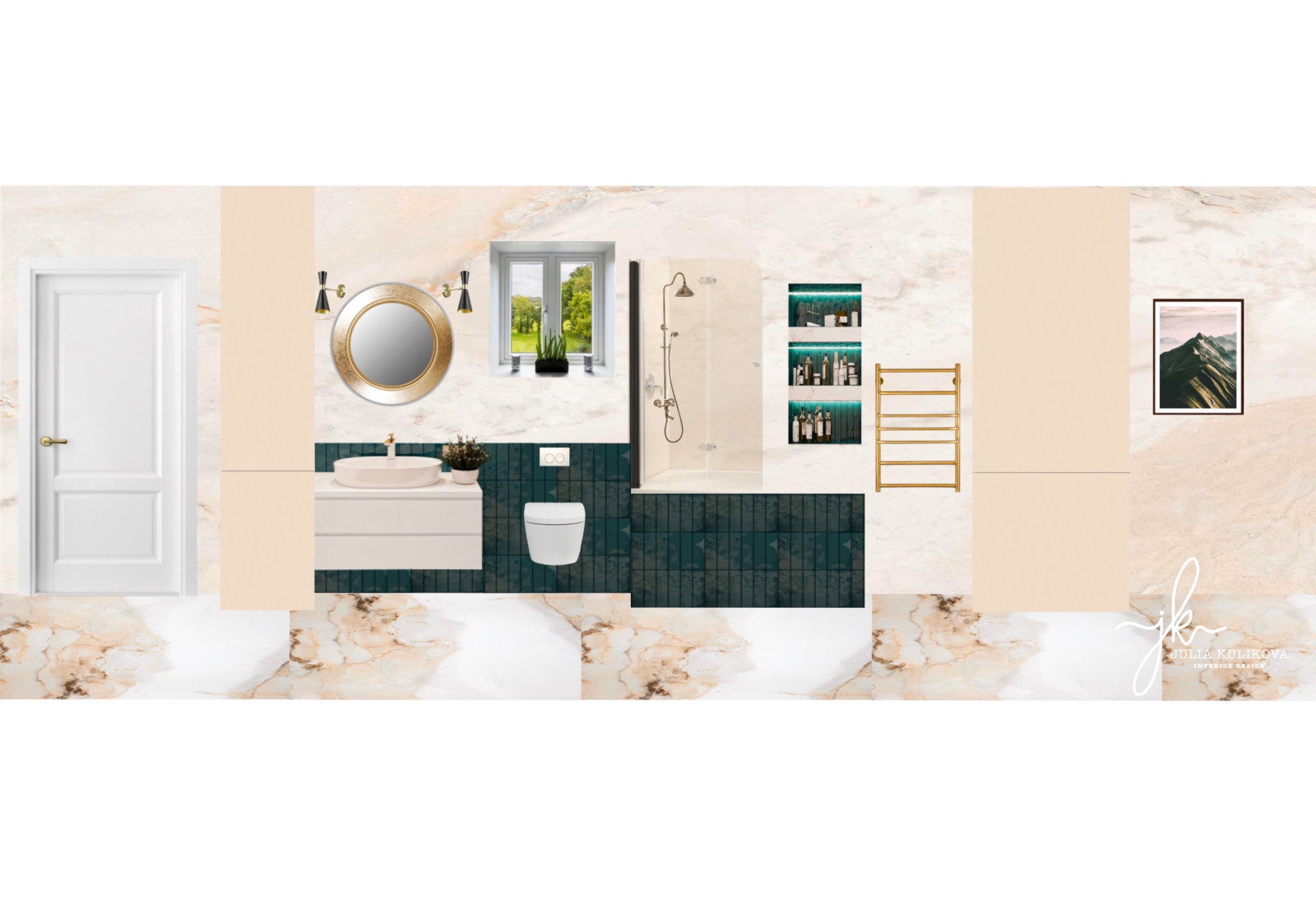 Обложка проекта: Проект одноэтажного дома 50 м2 для пары