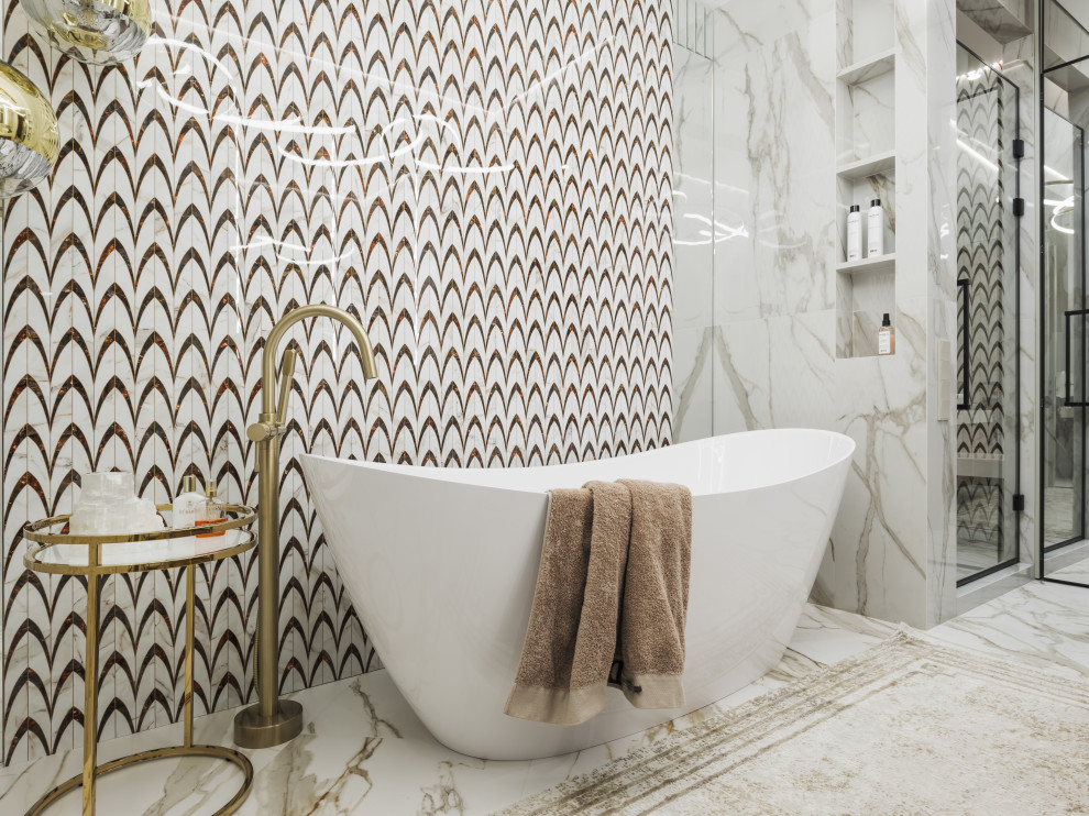 Реализация современной четырехкомнатной квартиры площадью 170 м²