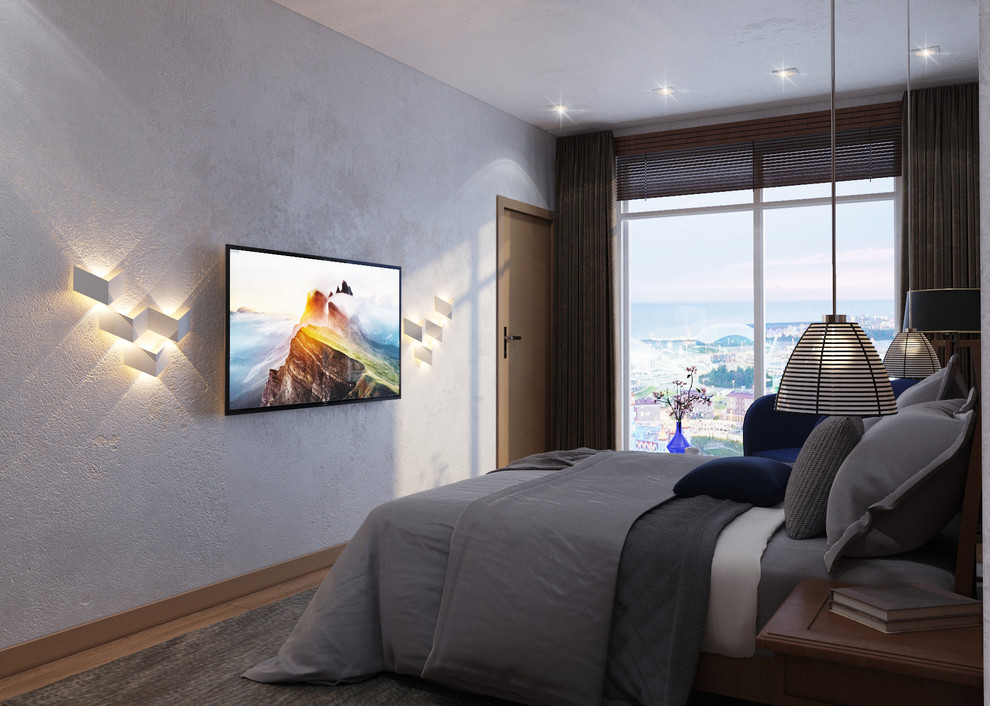 спальная комната в скандинавском стиле