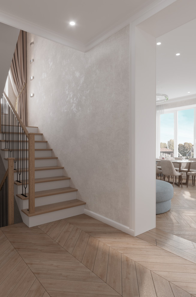 Дизайн интерьера двухэтажного дома 120 кв.м.