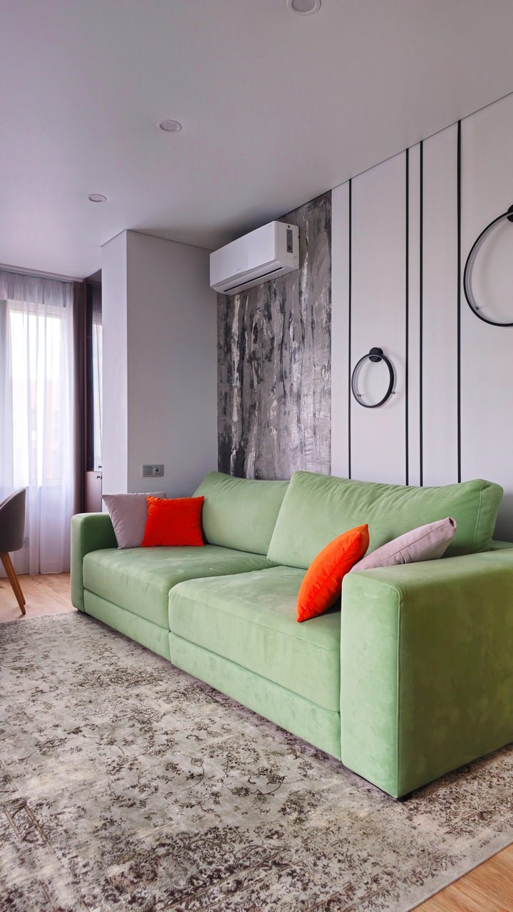 Квартира с цветными акцентами