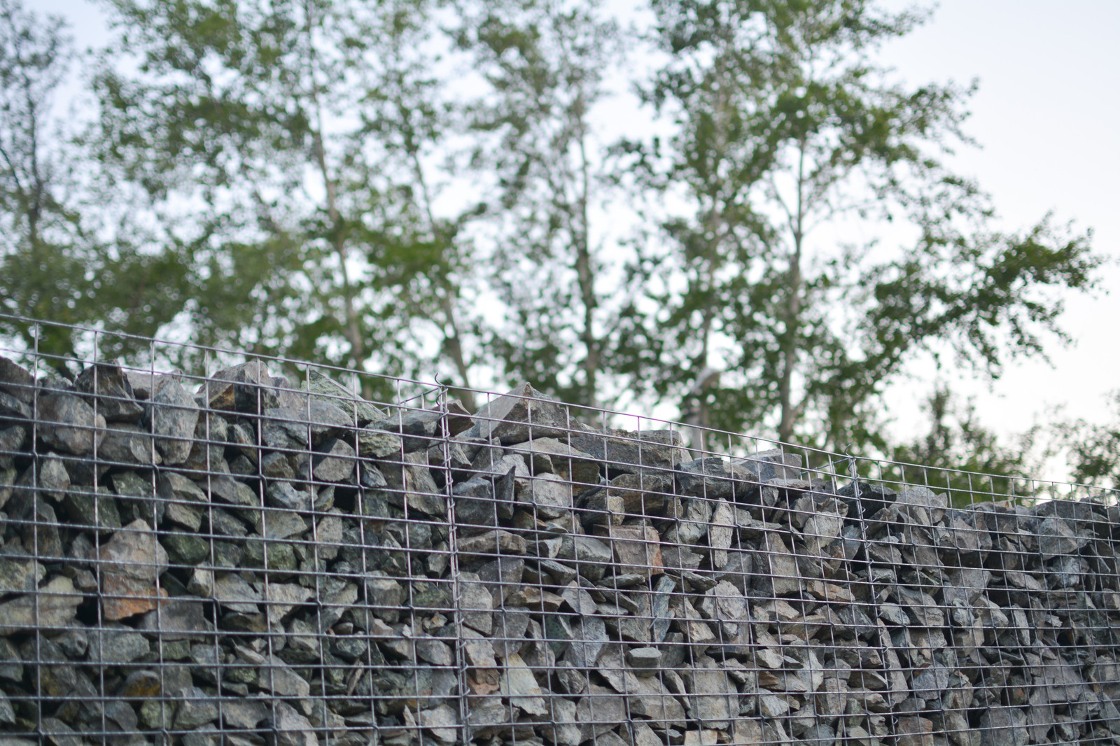 Забор из габиона