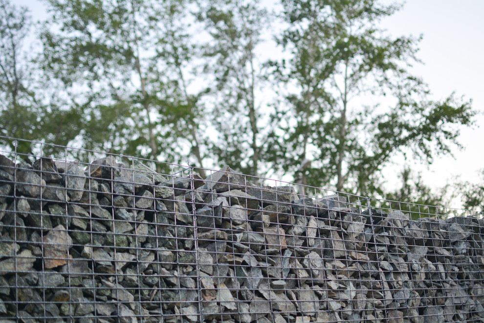 Забор из габиона