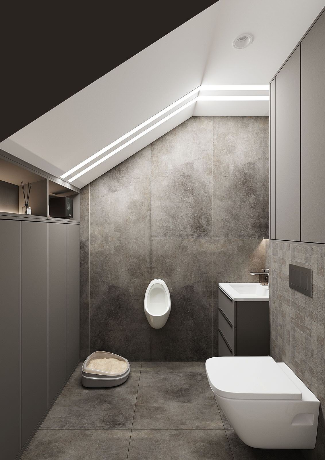 Двух-уровневая квартира для семьи с 3 детьми